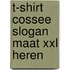 T-shirt Cossee slogan Maat XXL Heren