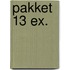 Pakket 13 ex.