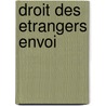 Droit des etrangers envoi door Luc Denys