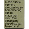 N-CDIs : Korte vormen; aanpassing en hernormering van de MacArthur short form vocabulary checklists van fenson et al by Marilyne Lejaegere