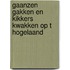 Gaanzen gakken en kikkers kwakken op t Hogelaand