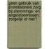 Geen gebruik van professionele zorg bij stemmings- en angststoornissen: zorgelijk of niet?