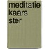 Meditatie kaars ster