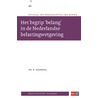 Het begrip 'belang' in de Nederlandse belastingwetgeving. door A. Rozendal