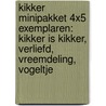 Kikker minipakket 4x5 exemplaren: kikker is kikker, verliefd, vreemdeling, vogeltje door Max Velthuijs