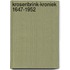 Krosenbrink-kroniek 1647-1952