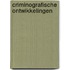 Criminografische ontwikkelingen