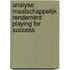 Analyse maatschappelijk rendement playing for success