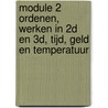 module 2 ordenen, werken in 2D en 3D, tijd, geld en temperatuur door Anny Cooreman