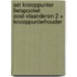 Set Knooppunter Fietspocket Oost-Vlaanderen 2 + knooppunterhouder