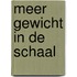 Meer gewicht in de schaal