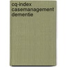 CQ-index casemanagement dementie door J.M. Peeters