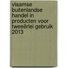 Vlaamse buitenlandse handel in producten voor tweeërlei gebruik 2013 door Nils Duquet