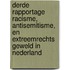 Derde rapportage racisme, antisemitisme, en extreemrechts geweld in Nederland