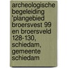 Archeologische begeleiding 'Plangebied Broersvest 99 en Broersveld 128-130, Schiedam, Gemeente Schiedam door L.R. Van Wilgen
