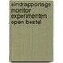 Eindrapportage monitor experimenten open bestel