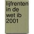 Lijfrenten in de wet IB 2001