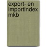 Export- en importindex MKB by Sophie Doove