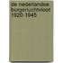 De Nederlandse burgerluchtvloot 1920-1945