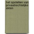 Het opstellen van privaatrechtelijke akten