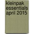 Kleinpak essentials April 2015