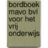 Bordboek MAVO bvl voor het vrij onderwijs