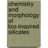 Chemistry and morphology of bio-inspired silicates