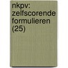 NKPV: zelfscorende formulieren (25) door F. Luteijn
