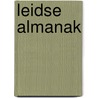 Leidse almanak door Onbekend