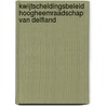 Kwijtscheldingsbeleid hoogheemraadschap van Delfland by Corine Hoeben