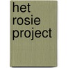 Het Rosie project by Greame Simsion