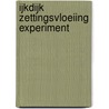 IJkdijk zettingsvloeiing experiment door Onbekend
