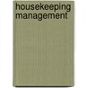 Housekeeping management by Mbo Raad