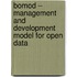 BOMOD – management and development model for open data