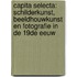 Capita selecta: schilderkunst, beeldhouwkunst en fotografie in de 19de eeuw