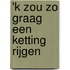 'k Zou zo graag een ketting rijgen