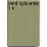 Leerlinglicentie 1 K by Unknown