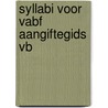 Syllabi voor VABF aangiftegids VB by Unknown