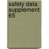 Safety data supplement 65 by Unknown