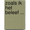 Zoals ik het beleef ... door Cees de Bruin