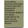 Unravelling sources and sinks of branched and isoprenoid tetraether membrane lipids in two lakes: implications for their use as geochemical tracers by Laura Buckles