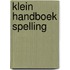 Klein handboek spelling