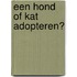 Een hond of kat adopteren?