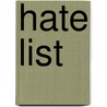 Hate list door Jennifer Brown