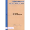 Een nieuwe theorie van het privaatrecht door D.J. van der Kwaak