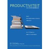 Productiviteit van het overheidsbeleid by Jos L.T. Blank