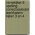 Verrekijker 6 spelling - correctiesleutel werkkatern kijker 3 en 4