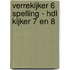 Verrekijker 6 spelling - hdl kijker 7 en 8