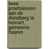 Twee proefsleuven aan de Distelberg te Helvoirt, gemeente Haaren
