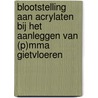 Blootstelling aan acrylaten bij het aanleggen van (P)MMa gietvloeren by Daan Huizer